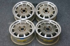 Mugen CF-48 14x6J +38 4x100 JDM Wheels Set White Metallic / Polished Rim Honda