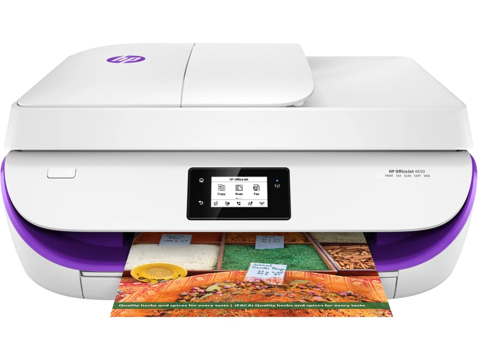 NEW FACTORY SEALED! HP OfficeJet 4650 All-in-One Wireless Printer White K9V77A - Image 2 of 4