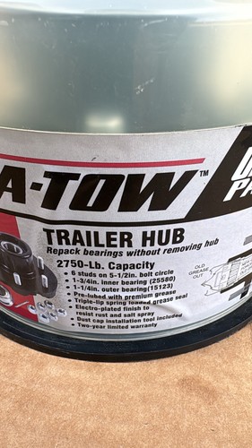 Ultra-Tow 572071 Trailer Hub, 6 on 5 1/2in., 2750 lb. Cap 1-PCs - Picture 5 of 5