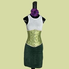 Vintage Express Green Suede Skirt