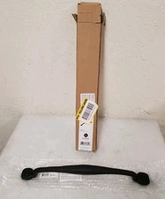 HICKORY HARDWARE Refined Rustic 12 in. Modern Black Iron Cabinet Appliance Pull