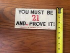 Vintage Drewry’s Limited Drinking Age 21 Sign — photo 5