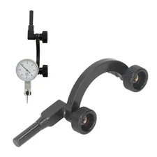 Dial Test Indicator Centering Holder 8mm Shank 4mm Hole Half Round Dial Gauge