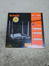 Tenda AC1200 Dual Band Gigabit WiFi Router, New Sealed