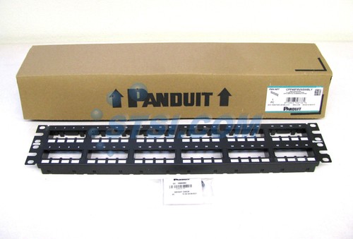 Panduit CPP48FMVNSWBLY 48-Port Mini-Com Flush Mount Patch Panel w/VNS ~STSI - Picture 2 of 7
