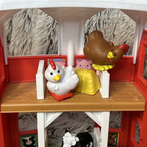 Fisher Price Little People 5 Farm Animal Friends Barn Silo & Figures Sounds Work - Picture 9 of 10