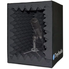 TroyStudio Portable Vocal Booth, Large Foldable Microphone Isolation Shield, ...