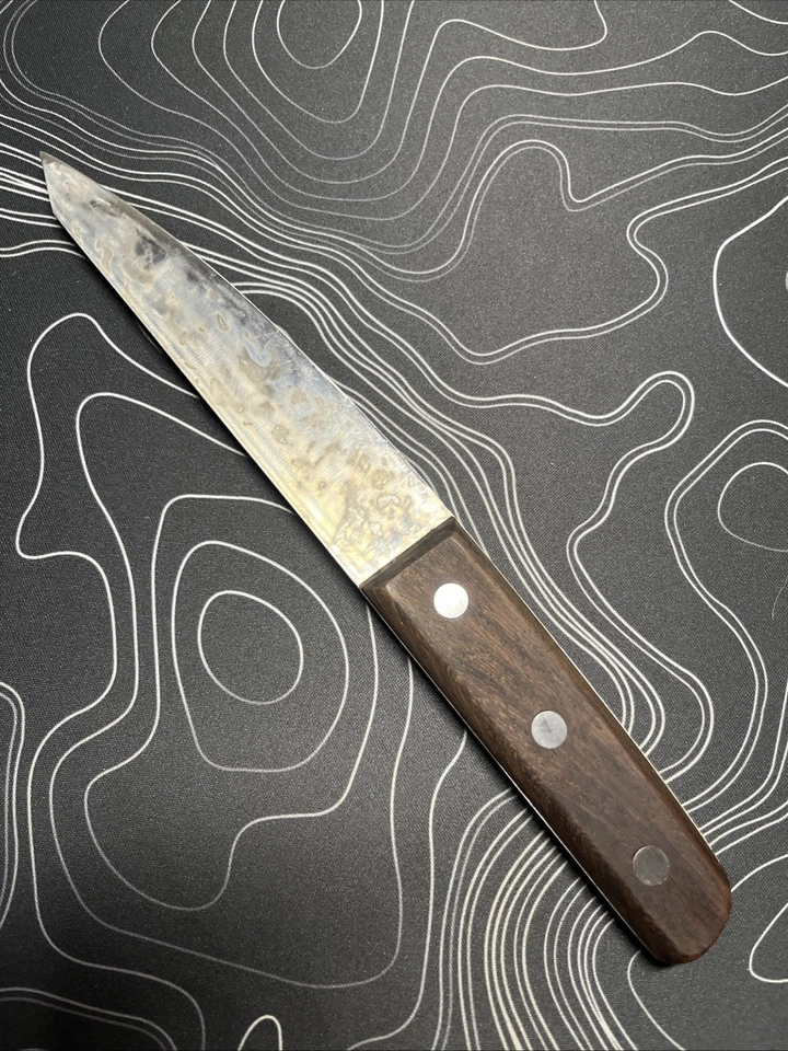 Cuchillo deshuesador de cocina japonés Masahiro 150 mm 6 pulgadas tipo redondo carbono SEKI JAPÓN Foto 2 de 4