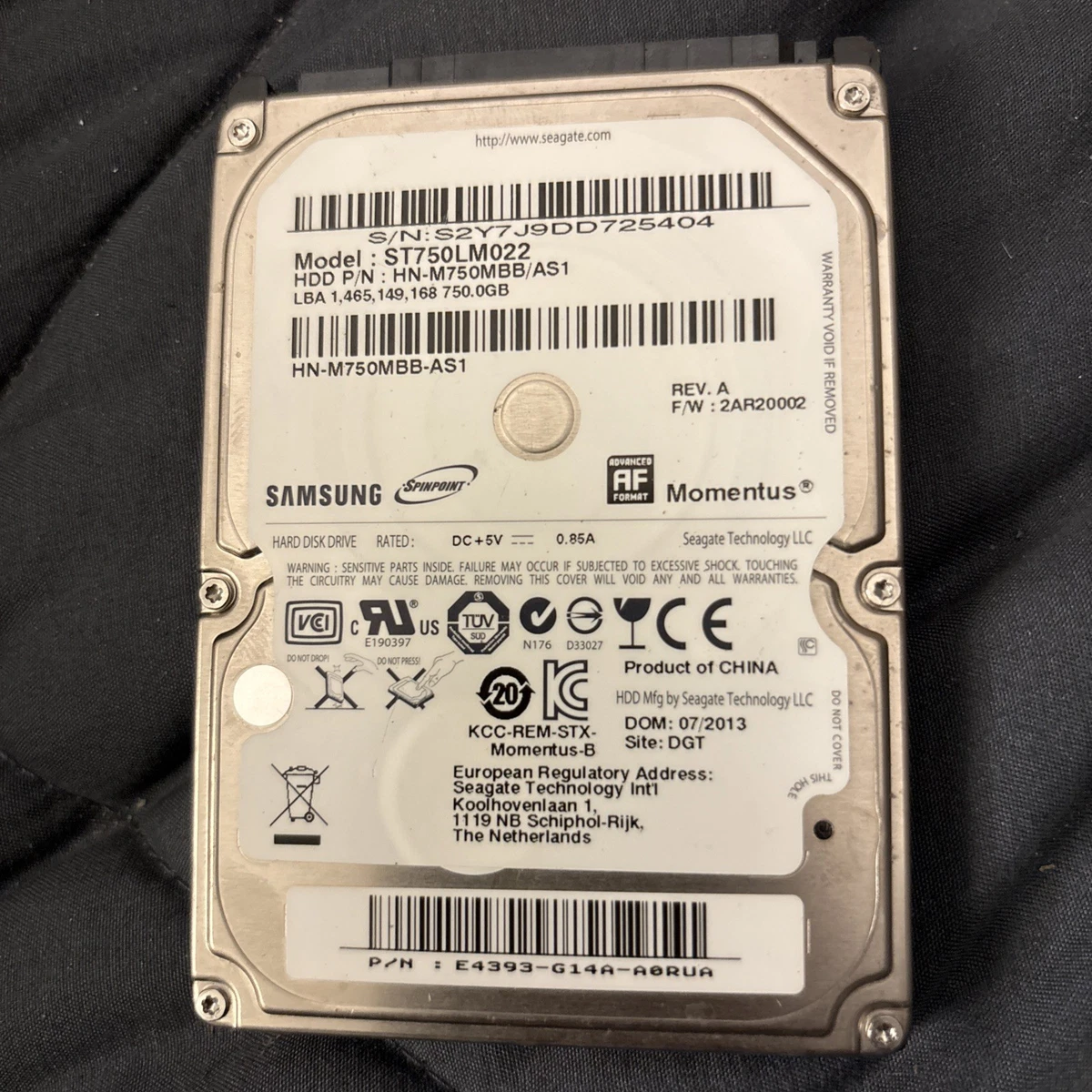 Samsung 750 GB SATA III Internal Hard Disk Drives for sale | eBay