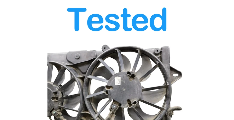 10-11 Buick Lacrosse CXL Electric Radiator HVAC Cooling Fan Shroud 13321421 Oem - Image 3 of 4