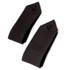 New Black Police Security Button On Shirt Epaulettes Epaulette Collar Numbers