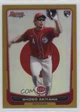 2020 Bowman's Best Decade's Best Gold Refractor 7/50 Shogo Akiyama #DB-4 0o48