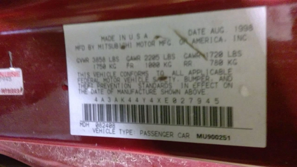 Módulo de control electrónico motor ECM guardabarros izquierdo compatible con 99 AVENGER 1686550 Foto 4 de 4