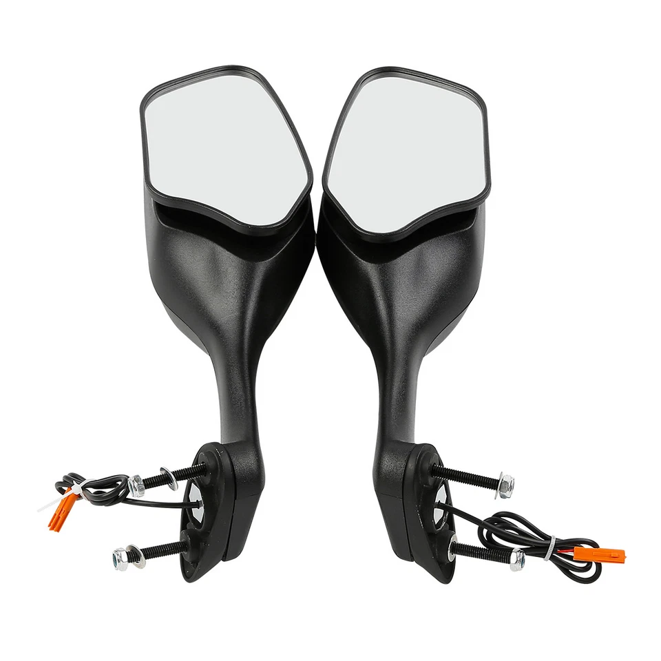 Espejos retrovisores negros intermitente LED para Honda CBR1000RR CBR1000 RR 2008-2016 Foto 2 de 4