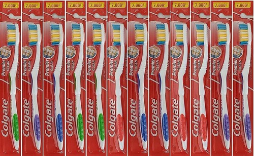 Comprehensive Toothbrush Set: 12 Individual Brushes with Tongue Cleaner Included - Picture 3 of 3