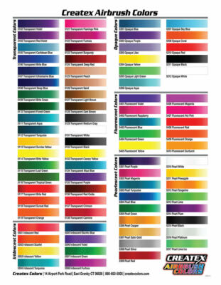 Createx Airbrush Colors 8oz Water Based Airbrush Paint (Choose Your Color)