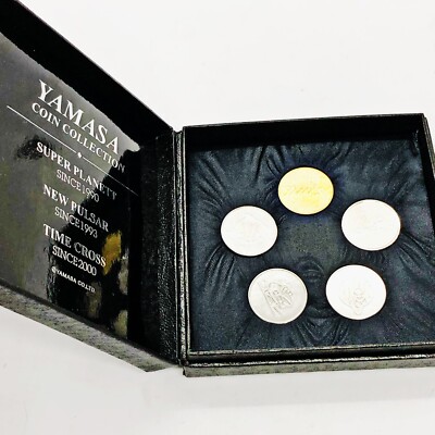 Japan Yamasa Coin Token Collection Set 5 pc Slot Pulsar Time