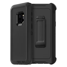 For Samsung Galaxy S9 Plus Defender Case 3 Layer Shockproof Cover with Belt Clip