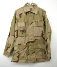 Unicor Men Button-Front Casual Air Force Desert Camouflage Long Sleeve Shirt S-L