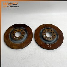 17-24 Alfa Romeo Giulia Rear Right Left Brake Disc Rotor Pair Set Oem