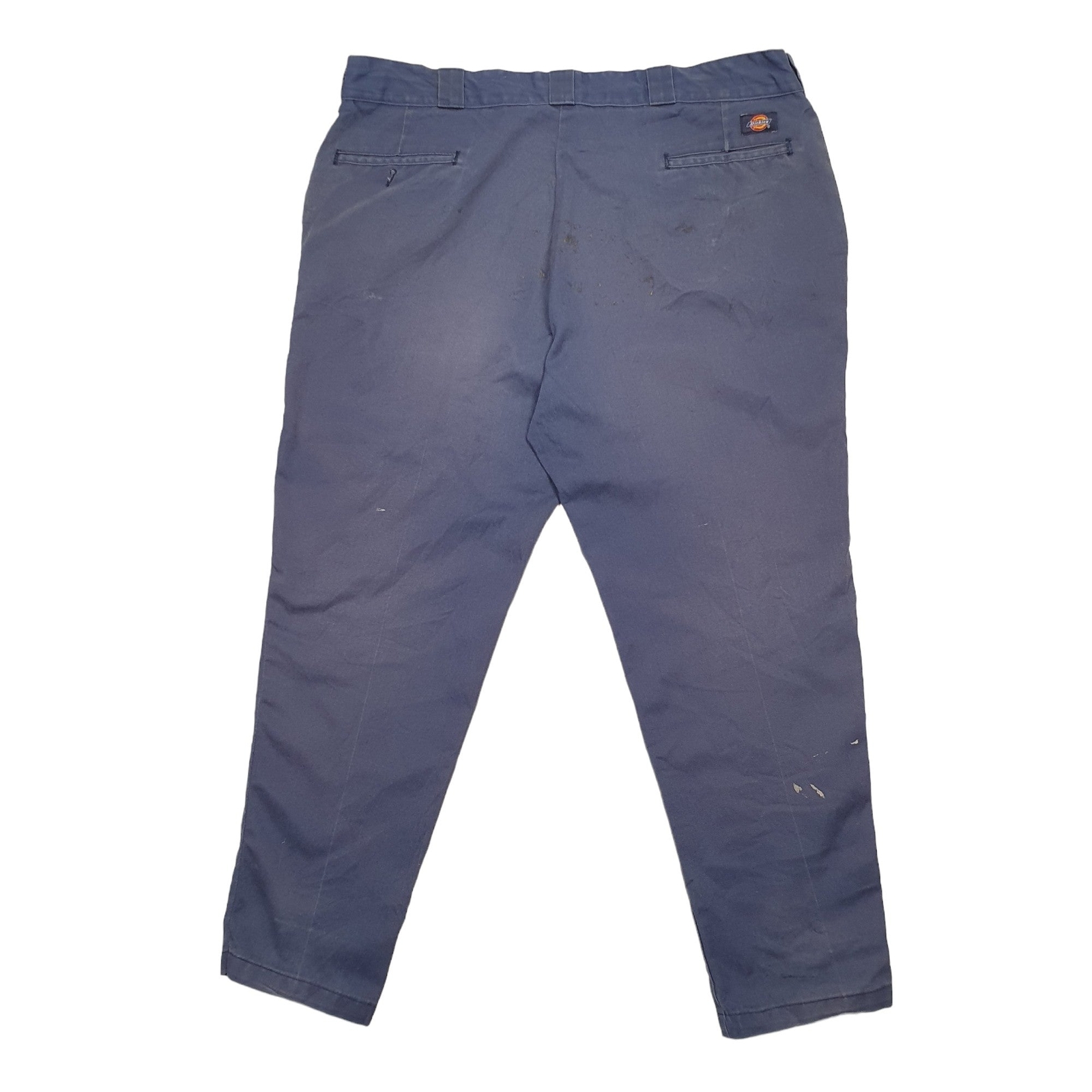 DICKIES Chino Trousers Cotton Blue Mens W42 L30 image 4