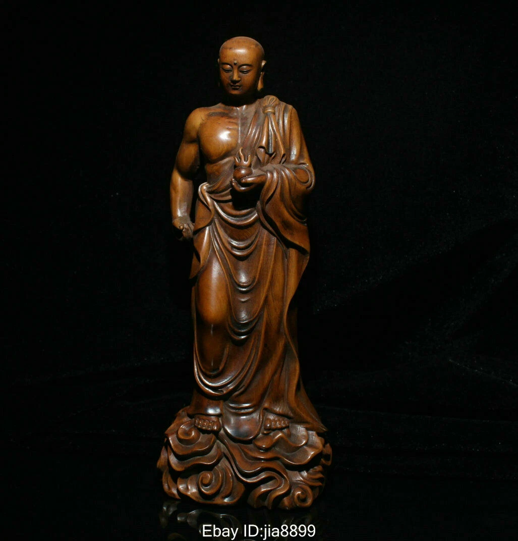 中國古董，古佛像，古銅製。 蔵友旧蔵出・銅製・塗金・觀音菩薩仏像』・極細工・中国古玩・中国古