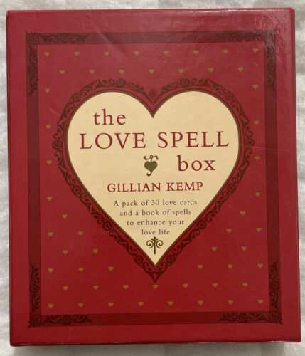 The Love Spell Box Gillian Kemp With 30 Love Cards & A Book of Spells Retail Box - Picture 1 of 11