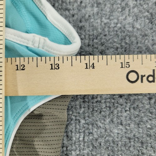 Camiseta sin mangas Nike para mujer pequeña azul ropa deportiva sin mangas sujetador forro elástico - Imagen 10 de 13