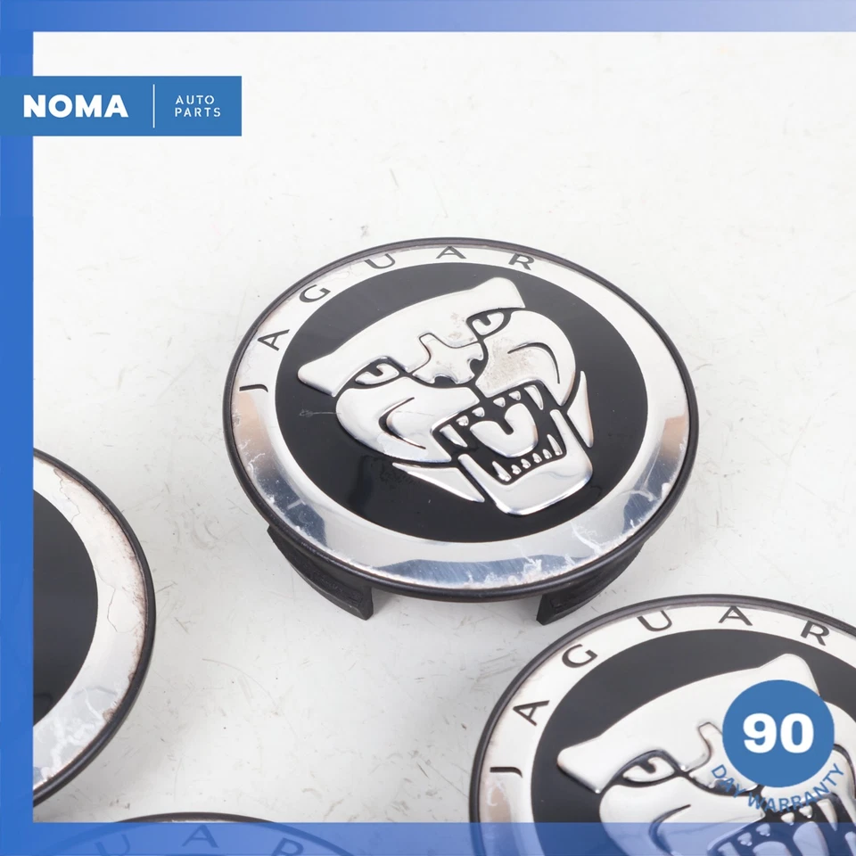 2012 捷豹 X250 XF 车轮公路中心徽章帽 4 件套 8W931A096AD 原始设备制造商 — 第 3/4 张图片