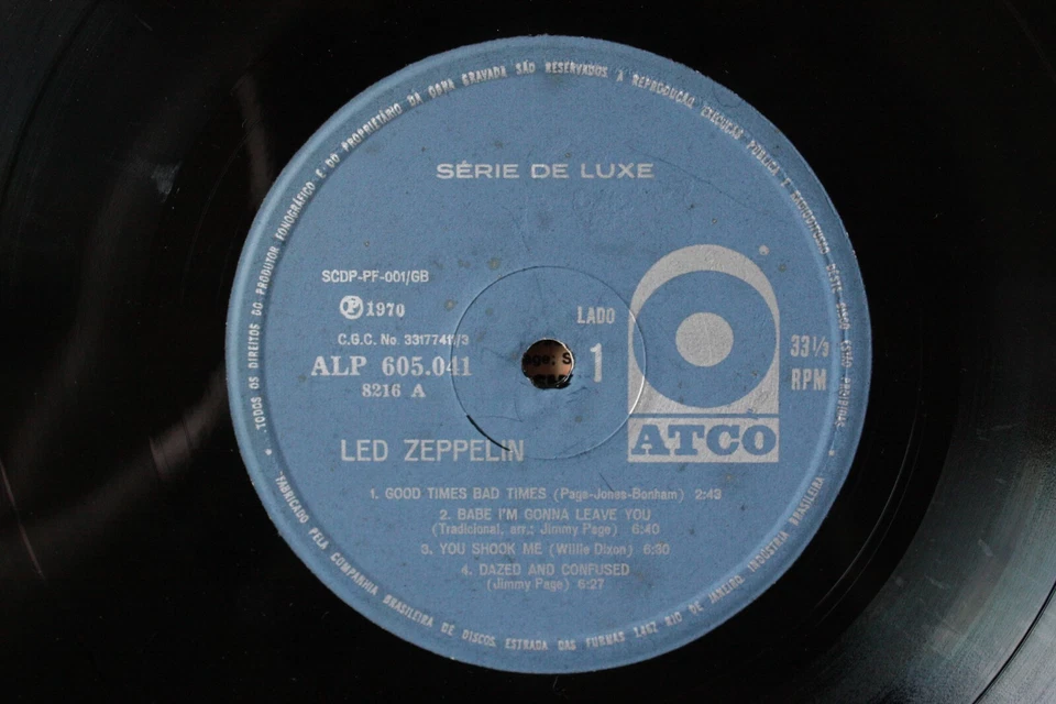 LED ZEPPELIN l DEBUT IN GLORIOUS MONO ORIGINAL FIRST PRESSING VINYL LP - Image 4 of 4