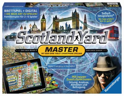 Ravensburger Scotland Yard Master Detective Strategy Game Augmented Reality