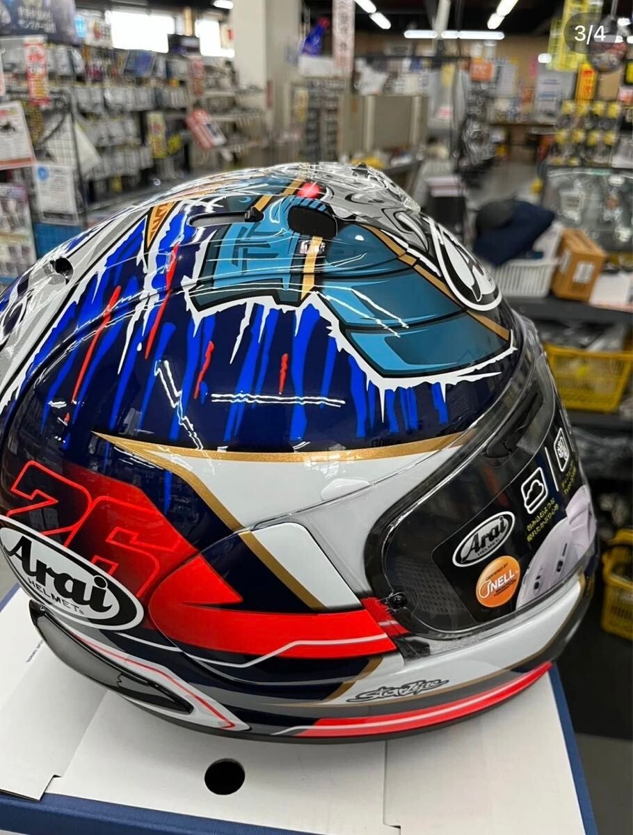 Arai RX-7X PEDROSA SHOGUN Corsair-X size L Full Face Helmet Japan