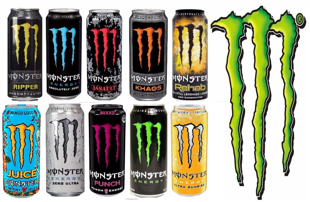 Monster Energy / Ultra / Juice Drinks 12 Cans x 500ml PM Choose