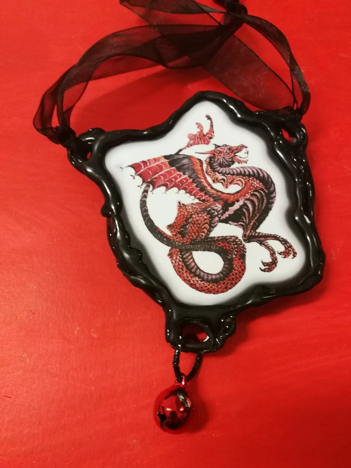 Antique Book Magic Esoteric Manual Red Dragon Rouge Secret Society Occultism Art - Image 2 of 4