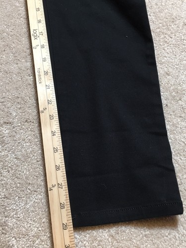 Jeans Gloria Vanderbilt nero donna vestibilità classica Amanda vita alta conici 4 corti - Foto 10 di 11