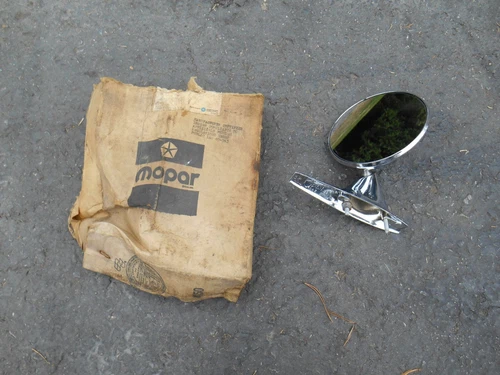 MOPAR 1972 1973 1974 1975 NOS driver side view mirror Dodge Plymouth 