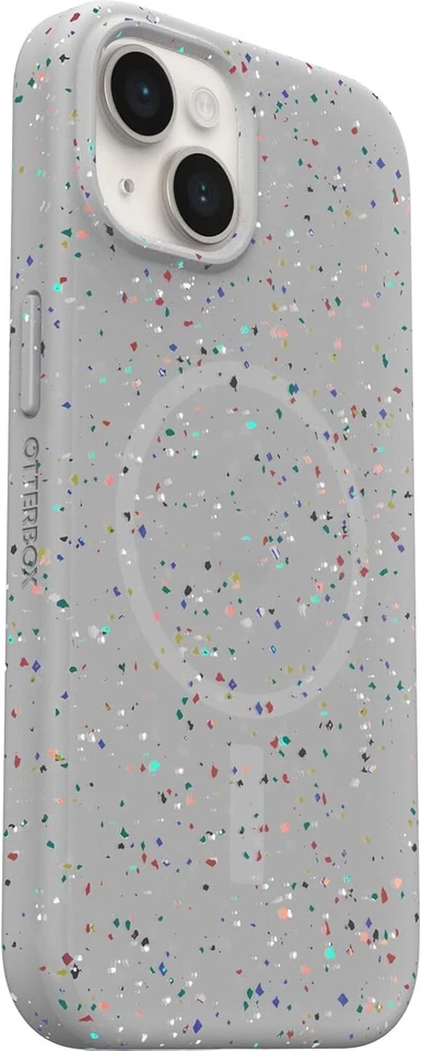 Capa OtterBox iPhone 14 Série Sustentável com MagSafe - Chuveiro (Cinza), - Imagem 3 de 4