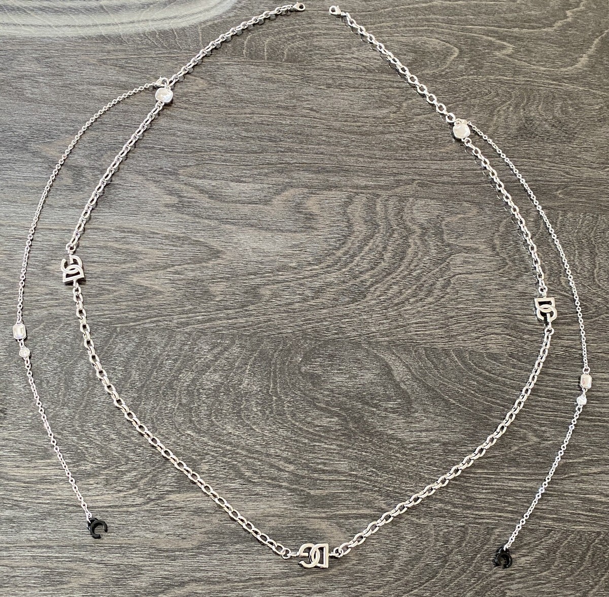 Dolce & Gabbana O1A01JONO12N0000 関税送料込 Necklace with DG logo and cherry charms in Gold for Women