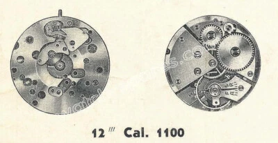 PIECES ORIGINAL PARTS ETA 1100 1101 1102 1104 1105 1106 1107 1113 1114 1168 NOS