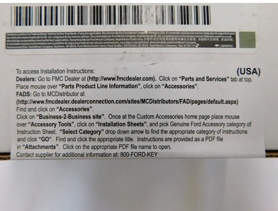 Ford Perimeter Plus Vehicle Security System With Remote Start JS7Z