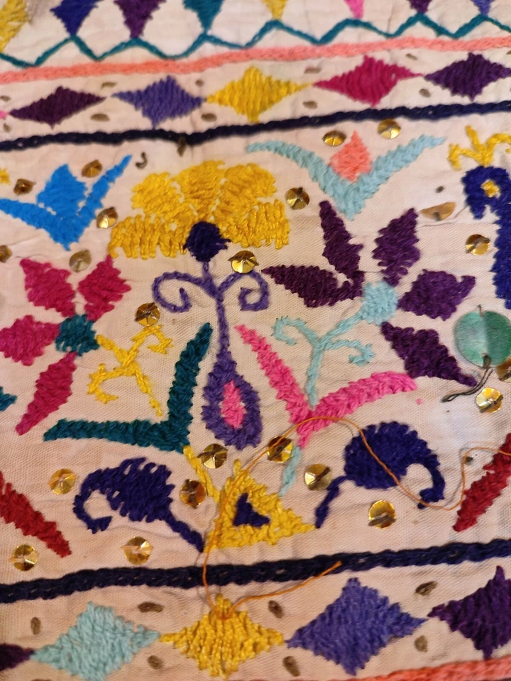 Rare Vintage Door Hanging Valance Window Door Topper Hanging Home Decor Eb111 - Image 4 of 4