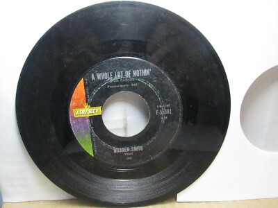 Old 45 RPM Record - Liberty F-55302 - Warren Smith - A Whole Lot of Nothin' / Od