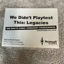 We Didn't  Didnt Playtest This at All Fast Paced Party Card Game Asmadi Games