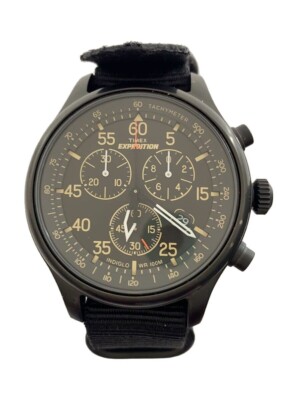 TIMEX EXPEDITION FIELD CHRONOGRAPH T49905 Quartz Men's Black