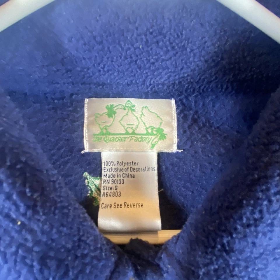 Quacker Factory Christmas Jacket Small Sweater Cardigan Embroidery Angel Button - Image 2 of 4