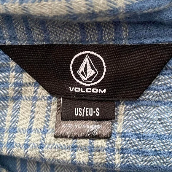 Camisa de franela azul Volcom Foto 2 de 4