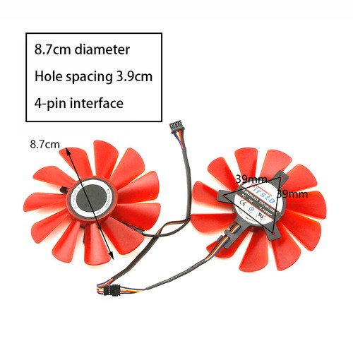 RX-570-RS FDC10U12S9-C For RX570 RS RX580 RS Video Graphics Cards Cooling Fan - Afbeelding 4 van 12