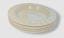 Hotel Collection White Fluted Pasta Bowl Set of 4