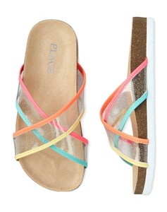 clear sandals size 12