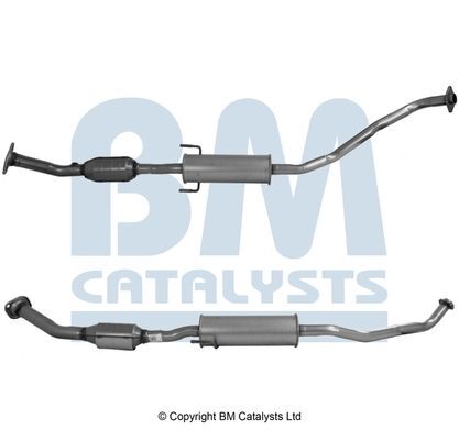 BM CATALYSTS Katalysator hinten passt Toyota Corolla + Auspuffbefestigungskit - Bild 1 von 6